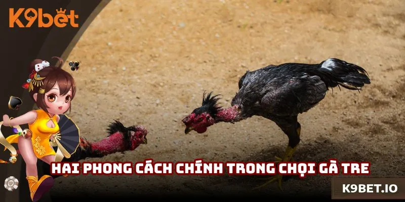 Hai phong cách chính thường gặp trong chọi gà tre