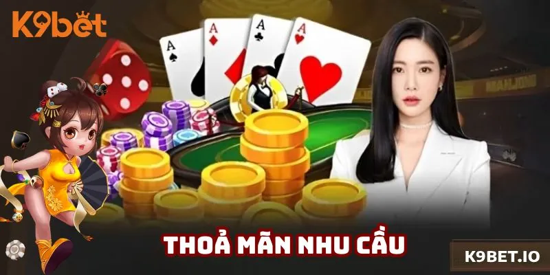 Nhà cái thoả mãn nhu cầu cá cược của mọi đối tượng